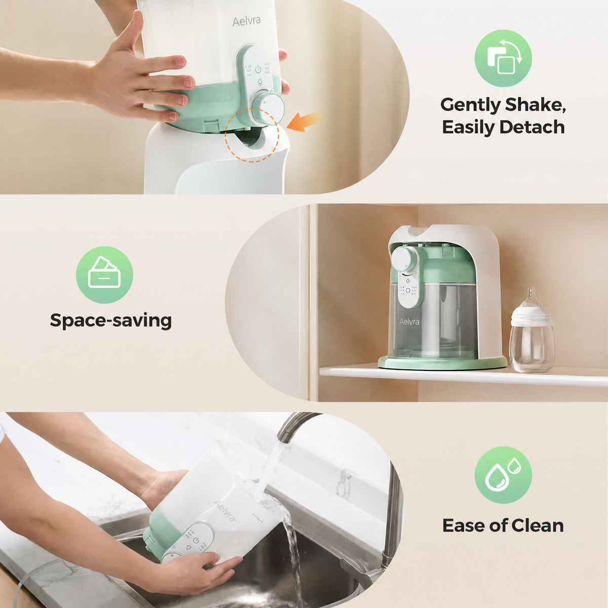 Aelvra Instant Baby Bottle Warmer